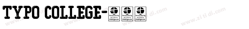 Typo College字体转换